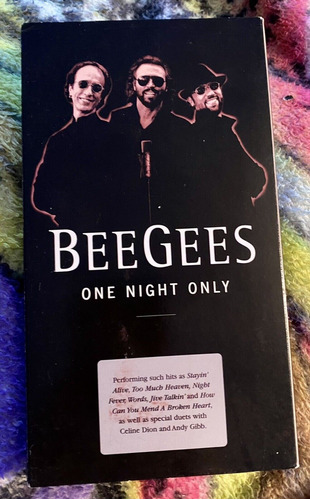 Bee Gees One Night Only Video Vhs Importado De U.s.a. 1997