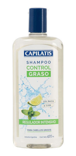 Capilatis Shampoo Control Graso X 420ml Regulador Intensivo