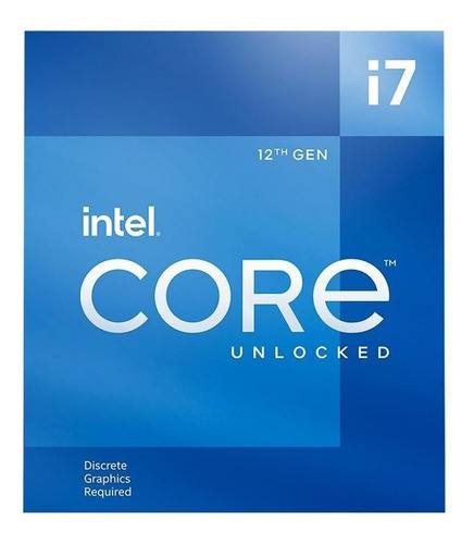 Processador Core I7-12700kf 3.6ghz/5 Ghz Lga1700 Ddr5 Intel