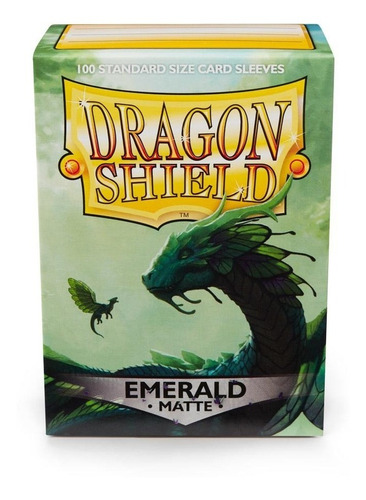 Protectores Dragon Shield Standard Matte Emerald 100u-one Up