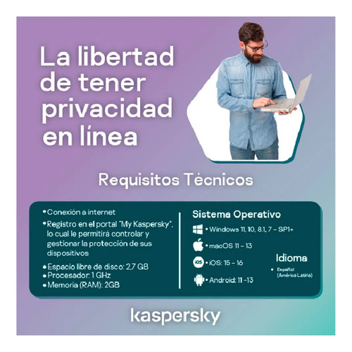 Antivirus Kaspersky Plus 10 Dispositivos 2 Años