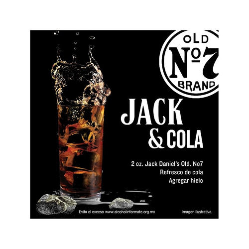 Imagen 4 de 4 de Whiskey Jack Daniels 700ml