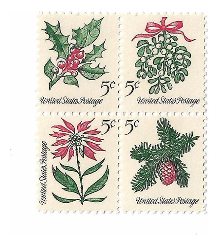 U S A 1964 Navidad Serie Setenat Mint Compl 4 Val 769/72  