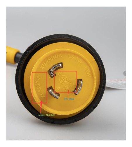 Adaptador Divisor Elétrico Mecmo Nema L5-30p Para 2 L5-30r
