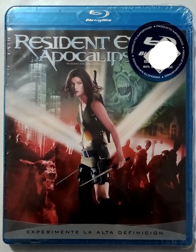 Resident Evil 2 Apocalipsis Blu Ray Nuevo