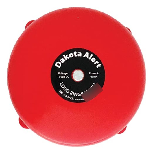 Dakota Alert Bell - Campana De 12 V Cc Con Timbre Alto De 6 