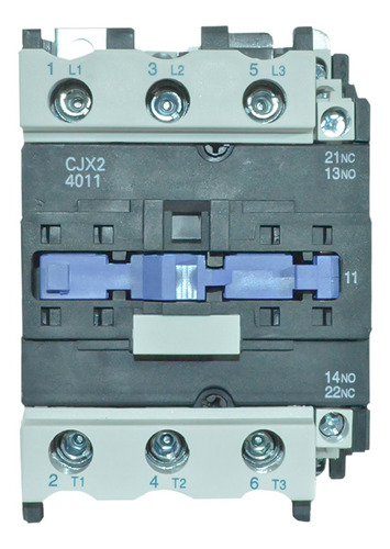 Chave Contatora Tripolar 40a Lc1-d4011m7 3p + Aux Nf/na 220v