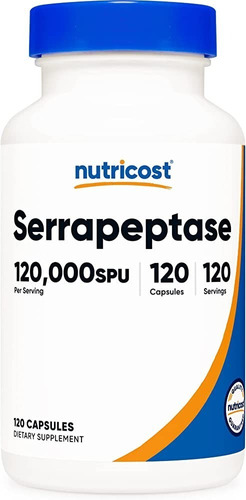 Original Nutricost Serrapeptase Serrapeptasa 120000spu 120ca