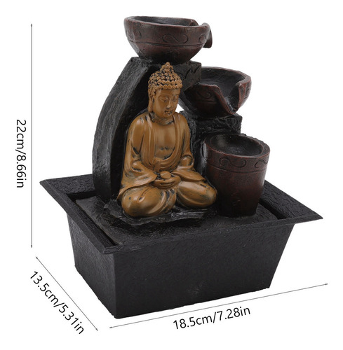 Resina Sintética Decorativa Con Forma De Agua De Buda