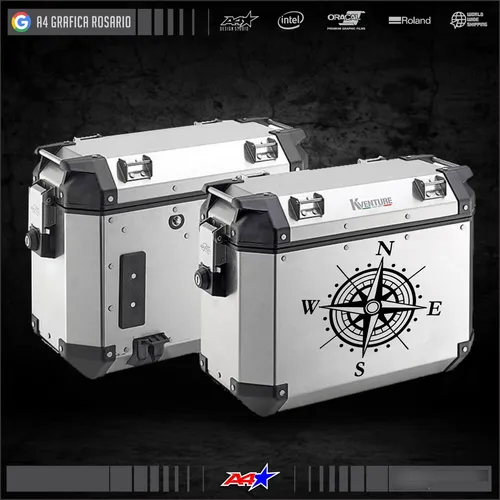 Calcos Para Baul Valijas Topcase Motos Adventure Mundo