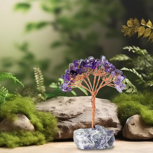 Árbol De Árbol De Amatista Árbol De Buena Suerte Espiritual