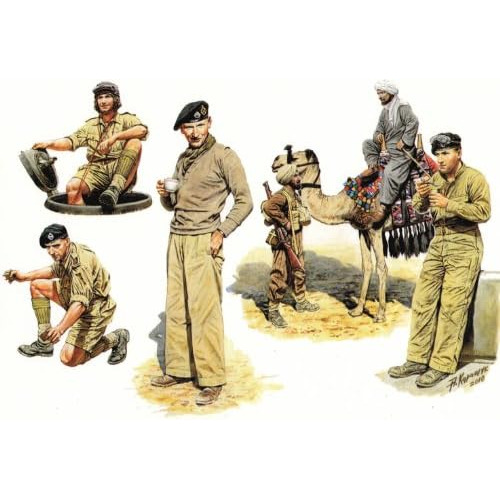 Master Box Models 1/35 Tropas Británicas Norte De Áfr...