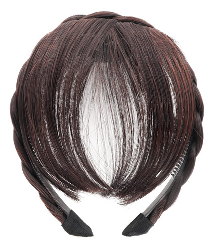 Fercaish Pelucas De Cabello Frontal Con Flequillo, Extension