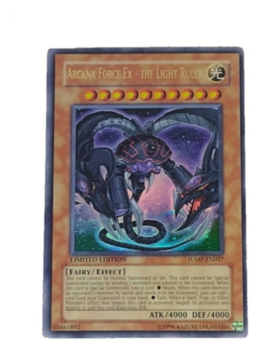Arcana Force Ex The Light Ruler Ultra Jump Yugioh (Usado)