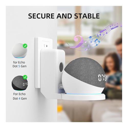 Soporte De Montaje En La Pared Para Echo Dot 5th 4th Soporte