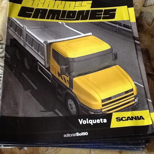 Folleto Volqueta Scania Man  Grandes Camiones Ed.sol90