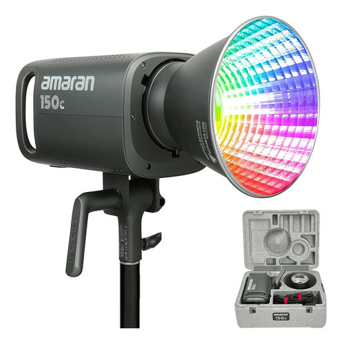 Iluminador Led Amaran 150c Rgb Luz Contínua 150w Monolight Cor da estrutura Cinza-escuro 110V/220V