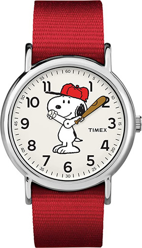 Timex Weekender - Colección Peanuts De 1.496 In