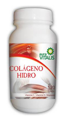 Colágeno Hidro, 120 Caps. Aura Vitalis. Agro Servicio.