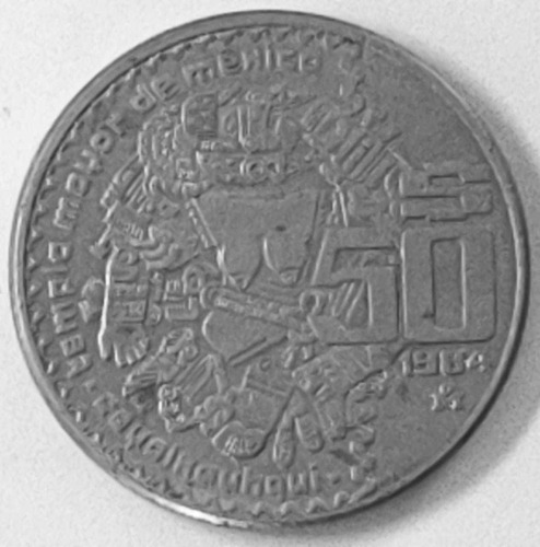 Moneda De 50 Pesos Mexicanos 1984