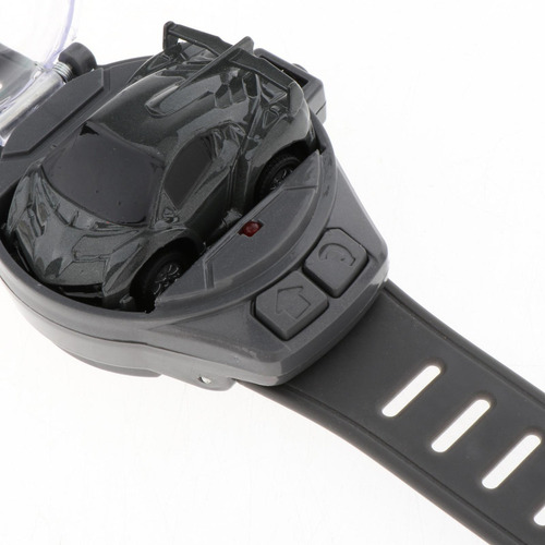 Nuevo Mini Dibujos Animados Rc Pequeño Coche Reloj Analógico