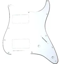 Comprar Pickguard Cool Parts Pst01 Hh Strato 2 Dobles Tricapa Blanco