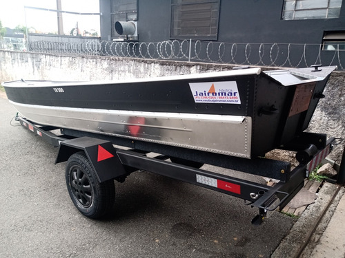 Barco 6m Aluminio Carreta Com Motor Hidea 15