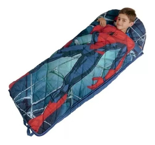 Saco Para Dormir  Ligero Para Niño Diseño Spiderman