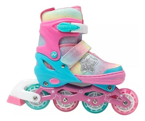 Patines En Linea Next Pro Con Luz Led. Ajustables 22-25