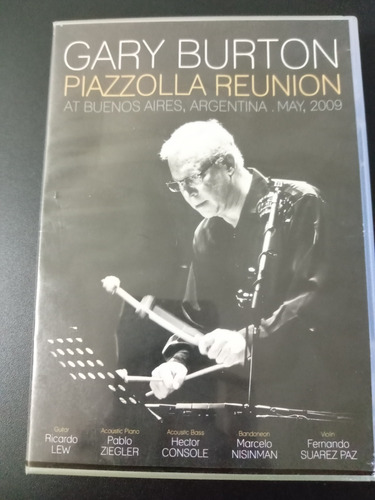 Dvd Gary Burton Piazzolla Reunion, Bs As Argentina 2009