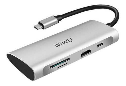 Concentrador USB-C 7 en 1 Wiwu Alpha A731hp