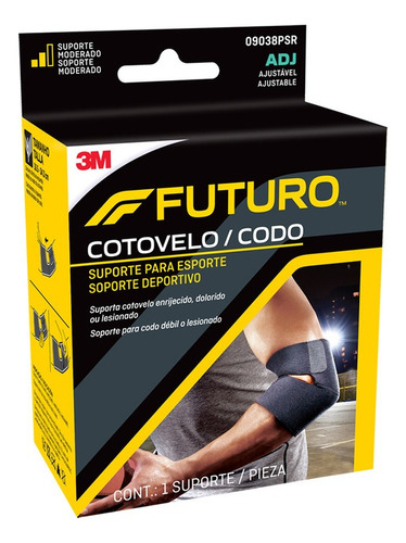 3m Futuro Codera Ajustable Sport Color Negro Talla Unitalla