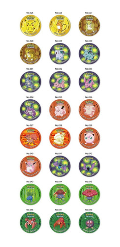 Imagen 6 de 7 de Taps Pokemon Coleccion Completa 151 Tazos + 9 Personajes