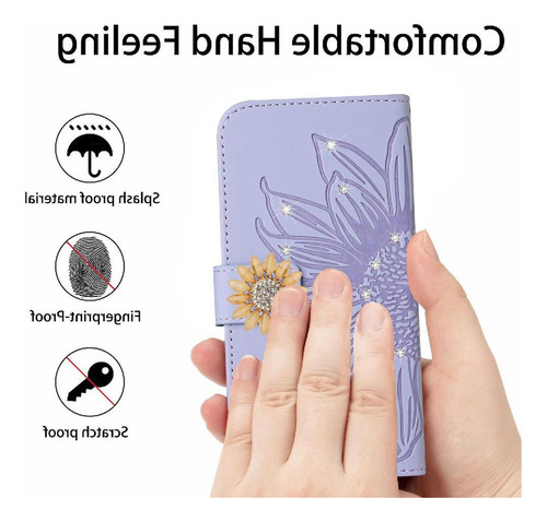 Funda For Honor X7b Pu Funda Abatible De Cuero Tpu A De