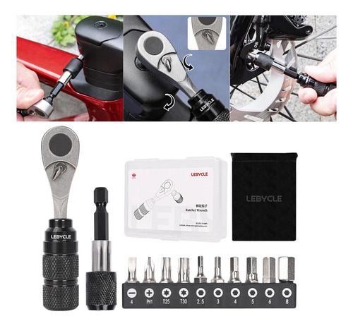 Kit De Destornillador Con Llave De Trinquete Pequeña,