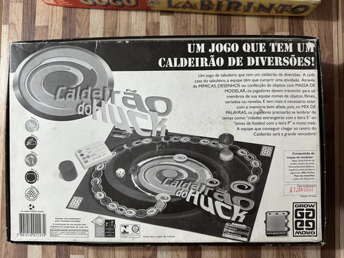 Jogo De Tabuleiro Caldeirão Do Huck Grow Completo (Usado)