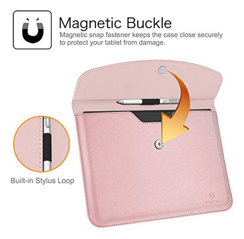 Funda Para Microsoft Surface Laptop Go 3 De Cuero Rosa Claro