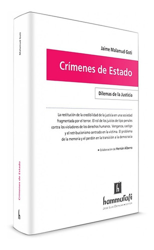 Crimenes De Estado Malamud Goti