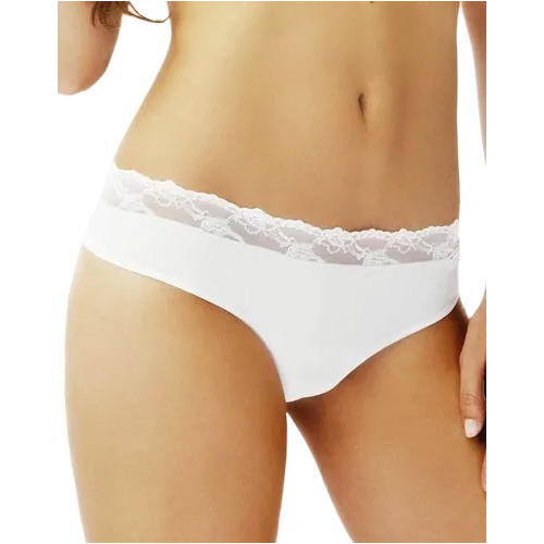 Culotte Less Con Cintura De Tul De Lycra Bordada, Deville