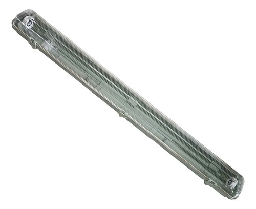 Liston Plafón Estanco Simple 1x9w 60cm Para 1 Tubo Led Gris