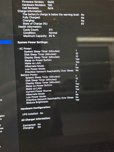 Macbook Pro 16 M1 Pro 500 Gb Disco 16 Gb Ram Plateado (Usado)