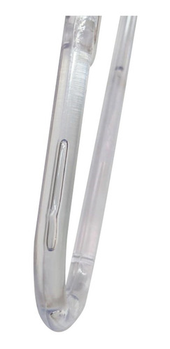 Imagem 4 de 6 de Lote De 100 Cabides Acrílico Transparente Cristal Kit- 8mm