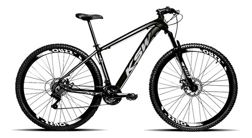 Bicicleta Aro 29 Masculina Ksw Aluminio 21 Marchas Mtb Mcz18 Cor Preto Tamanho Do Quadro 19