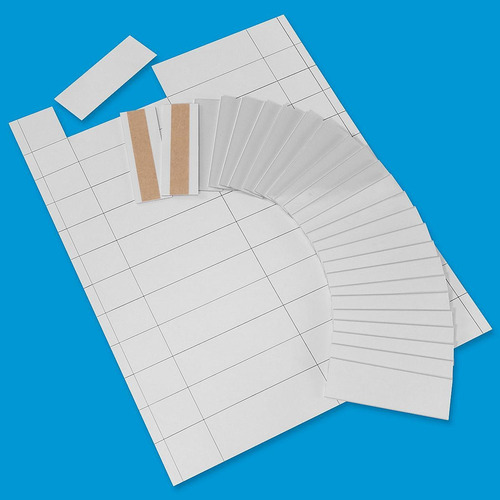 Portaetiquetas E Insertos - 8x3cm - 25/paq - Uline