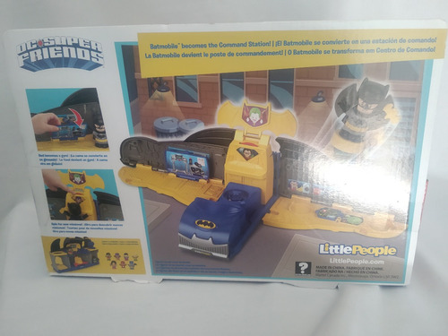 Imagen 3 de 5 de Batimóvil 2 En 1 Little People Fisher Price