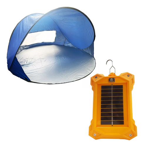 Carpa Playera+ Reflector Carga Solar Power Bank Vacaciones 