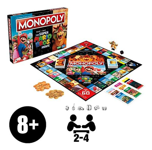 Hasbro Gaming Monopoly The Super Mario Bros. Movie Edition J