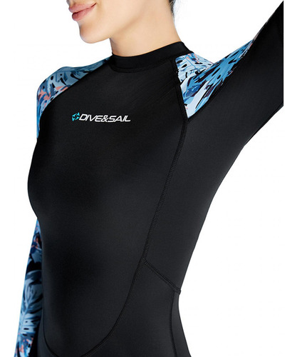 Traje De Neopreno Para Mujer, Traje De Buceo, Traje Xs Negro