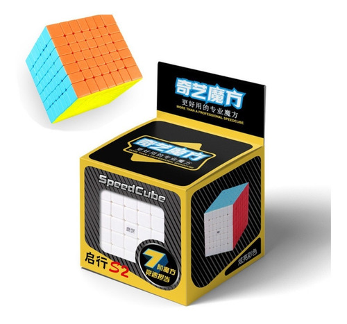 Cubo Rubik Qiyi Qixing S 7x7 Speed Cube Stickerless 