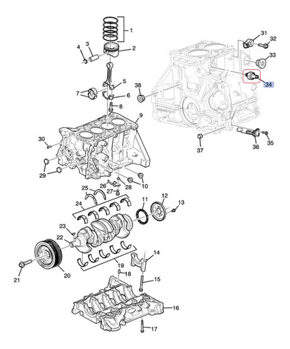 Sensor Presion Aceite Gmc Sierra 1500 3.0l L6 Diesel 2020